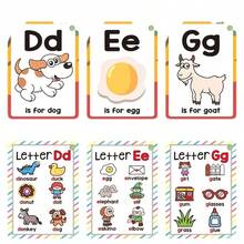 27 tarjetas didácticas con el alfabeto inglés y pronunciación - A - Ver 7