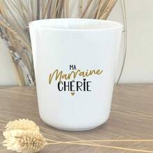 1 Melamine Water Cup, Capacity About 210ML, Printed Water Cup, Printed Ceramic Cup, Printed Tea Cup,Thanks Best Idea Gifts - White - View 7