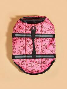 BONAPET Summer Pet High Buoyancy Adjustable Life Jacket, Cat & Dog Swimwear - Pink - View 9