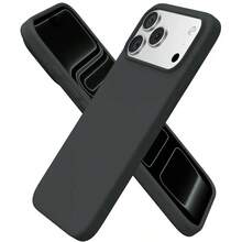 Original Silicone Phone Case For IPhone 17 Air 16 15 14 13 12 11 Pro Max Plus, Lightweight Design - Graphite Gray - View 7