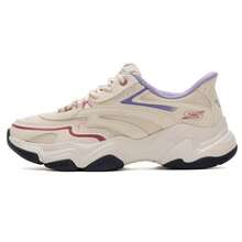 Skechers أحذية كاجوال للنساء، سلسلة D'LITES أحذية رياضية كاجوال بنمط رباط، أحذية رياضية مريحة وخفيفة الوزن، أحذية تدريب رياضية للخارج، 117687-NAT - اللون الطبيعي - مشاهدة 2