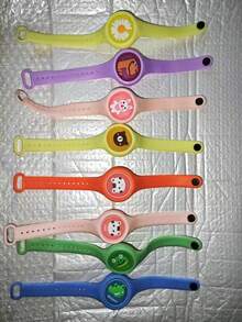 5pcs/10pcs Random Style Silicone Animal Birthday Party Decorative Wristbands - A - View 6