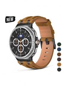 Dây đeo tương thích với Samsung Galaxy Watch Ultra (2025/2024) 47mm/Watch 8/8 Classic 40/44/46 mm, dây đeo với đầu nối bằng thép không gỉ chắc chắn dành cho dây đeo Galaxy Watch. - Nhiều màu - Xem 2