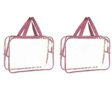 4pcs Large Toy Storage Bags, Transparent PVC Toy Organizer Boxes With Zipper, Reusable Travel Kids Storage Bags For Board Games, Building Blocks And Puzzles, Colorful - Multicolor - View 18