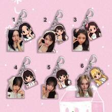 I/VE Merchandise Keychain Accessories - Anyu-Real Yujin, Gaeul, Rei, Liz Keychains - Multicolor - View 1