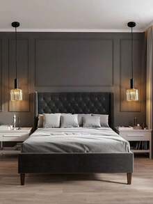 1pc Nordic Luxury Crystal Single-Head Pendant Light, Dimmable Crystal Pendant Lamp, E27 Socket, Modern Minimalist Bedside Bar Dining Room Light, Creative Bedroom Lighting (Bulb Not Included) - Multicolor - View 3