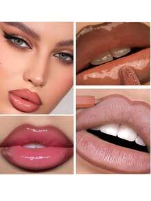 Pudaier 6pcs Lip Liner + 1pc Lip Balm Set, Waterproof & Long-Lasting, Perfect Lip Contour, Moisturizing & Smudge-Proof, Suitable For All Skin Tones, Perfect For Music Festivals, Parties And Valentine's Day Gifts - 01SET+01 - View 4