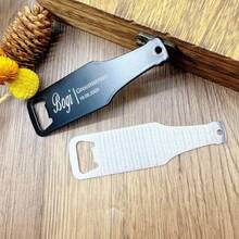 Personalized Stainless Steel Bottle Opener: Groomsmen Gift - Multicolor - View 5