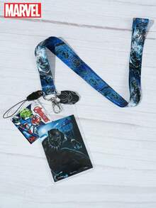 Monogram 1PC Marvel Officially Licensed Lanyard ID Card Holder – Avengers Thor Iron Man  Punisher Red Waterproof & Durable Collectible Gift For Valentine's Day New Year & Birthday Perfect For Friends And Family - 1 Pc - View 8