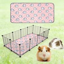 12" X 12" Washable, Reusable, Waterproof, Absorbent, Breathable, Non-Slip Guinea Pig Cage Pad, Suitable For Guinea Pigs, Rabbits, Hamsters, Rats - Multicolor - View 3