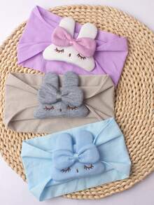 Bộ 3 băng đô cho bé gái 0-4 tuổi, băng đô hình thỏ, phụ kiện tóc lễ Phục Sinh cho bé, phụ kiện tóc hình thỏ dễ thương, phù hợp cho cả bé trai và bé gái, quần áo mùa xuân cho bé gái, quần áo mùa hè cho bé, băng đô màu kẹo, băng đô màu kem, băng đô trẻ em, phụ kiện trẻ em trang trí tiệc kỷ niệm, quà tặng trẻ em, có thể đeo ở nhà hoặc ngoài trời, trang trí sinh nhật, đạo cụ chụp ảnh. - Nhiều màu - Xem 4