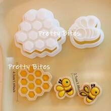 Cute Bee Cookie Cutter Cartoon Animal Pressable Biscuit Embosser Mold Cookie Stamp DIY Fondant Cake Decorating Tools - Bee - View 8