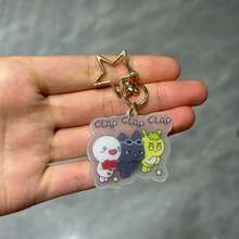 亚克力双面卡通钥匙扣吊坠 - 彩色 - 查看 18