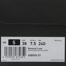 Puma Women's Novacat Casual Low-Top Sneakers 40809601 - Black and White - View 7