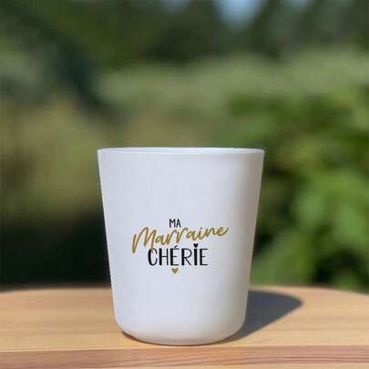 1 Melamine Water Cup, Capacity About 210ML, Printed Water Cup, Printed Ceramic Cup, Printed Tea Cup,Thanks Best Idea Gifts