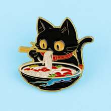 “别回头，你不会走那条路”珐琅胸针/翻领别针/徽章/背包别针/女士胸针/服装礼物/珠宝/时尚配饰 - 彩色 - 查看 6