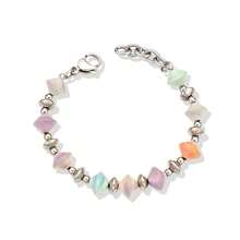 1pc Fashionable Stainless Steel & Ceramic Bracelet, Versatile Niche Design Gold-Plated Titanium Steel Jewelry For Women - Bracelet - View 3