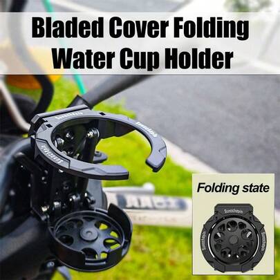 Soporte plegable para taza de motocicleta, estante retro para taza de café, soporte para taza de plástico, estante para botella de agua de bicicleta, soporte para taza creativo, estante para botella de agua de motocicleta, accesorio de modificación para montar en verano, accesorios de almacenamiento de motocicleta, soporte para taza fácil de instalar, adecuado para motocicleta, bicicleta eléctrica, bicicleta
