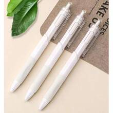 ST Quick-Drying Practice Pen, Beginner Pen, Gel Pen, Click-Type White Pen, Ballpoint Pen Style Signature Pen, Black Pen, High Appearance Level - Multicolor - View 10