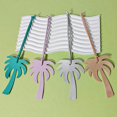 1 szt. Elegancka i interesująca zawieszka z palmą z PVC, uniwersalny, elegancki, minimalistyczny brelok, nadaje się do torby na ramię, plecaka, torby, świetny prezent dla przyjaciół, kochanków, rodziny na święta i na co dzień