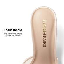 Women Fashion Stiletto Mule Sandals With Bow Mesh Decorative, Open Toe Mesh Breathable Slip-On Summer High Heel Sandals For Daily Party Wedding Wearing - Màu be - Xem 7