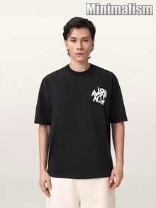 Orlando Logo Print Oversized T-Shirt - màu đen - Xem 3