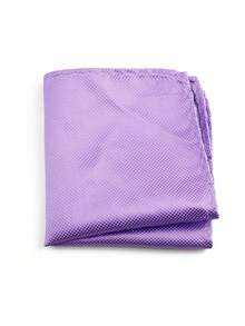 ZLQ&GOU 5pcs/Set Gentle Solid Purple Wedding Groomsmen Tie Set (Includes Tie, Pocket Square, Boutonniere, Tie Clip, Cufflinks), Minimalist Fresh INS Style Gentleman Accessories Suitable For Wedding, Party, Gathering,Festival,Fathers Day Gift - Mauve Purple - View 5