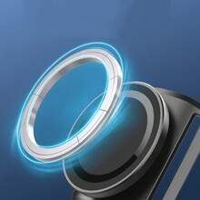 Magnetic Adhesive Phone Armband, Silicone Elastic Band Fixation, Running Fitness Phone Holder, Hands-Free, Gift For Friends And Family - Black-1 - View 7