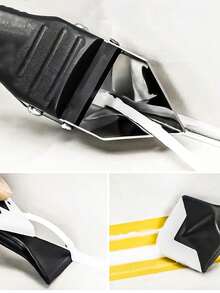 1/2 件装 20 厘米不锈钢塑料刮刀，用于填缝、玻璃和缝隙密封刮除清洁工具，适用于厨房、浴室、地板缝隙清洁、家居装饰工具 - 5件套 - 查看 8