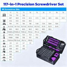115 In 1 Precision Screwdriver Set, Mini Repair Tool Kit With Triwing Bits, Repair For Computer, , Laptop, PC, RC,, Electronics, , - Screwdriver Set - View 4