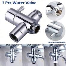 1pc 4-Way Shower Diverter Valve, Quick Switch 1 Inlet To 2 Outlets Shower Head Diverter Accessory - Type B Hardware Accessories - View 11