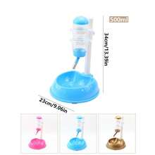 Automatic Pet Drinker Dog Bowls Water Bottles Universal Dog Waterer Feeder 2 In 1 Liftable Dispenser Puppy Supplies Space-Saving - Multicolor - View 8
