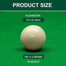 2 1/4" Pool Cue Ball And Professional AAAA Grade Billiards Balls White Cue Ball Set Of 1 6ozgift - Cue Ball - View 5