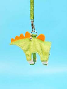 1pc Cute Dinosaur Shaped Bell Leash Set, Includes Adjustable Harness And Leash, Suitable For Ferrets, Lizards, Guinea Pigs, Hamsters And Other Small Pets, Small Pet Supplies, Hamster Supplies, Ferret Leash, Guinea Pig Supplies, Rabbit Supplies, Chihuahua Leash, Hamster Leash, Ferret Supplies, Rabbit Pet Supplies - Multicolor - View 8