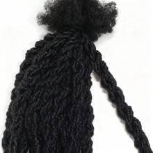Dreadlock For Man Handmade Bold Deadlock Extension 14 Inch Black 12 Strands - Multicolor - View 8