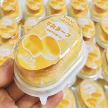 Slow Rebound Simulation Mini Soft Cheese Squishy Stress Relief Toy, Loved By Boys And Girls - Yellow - View 3