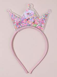 1pc Happy Birthday Crown Headband, Suitable For Girls Aged 1-9, 12, 13 And 16, Colorful Hair Hoop, Fashion Hair Accessory, Birthday Party Gift For Best Friend - Multicolor - View 6