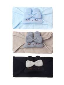 Bộ 3 băng đô cho bé gái 0-4 tuổi, băng đô hình thỏ, phụ kiện tóc lễ Phục Sinh cho bé, phụ kiện tóc hình thỏ dễ thương, phù hợp cho cả bé trai và bé gái, quần áo mùa xuân cho bé gái, quần áo mùa hè cho bé, băng đô màu kẹo, băng đô màu kem, băng đô trẻ em, phụ kiện trẻ em trang trí tiệc kỷ niệm, quà tặng trẻ em, có thể đeo ở nhà hoặc ngoài trời, trang trí sinh nhật, đạo cụ chụp ảnh. - Nhiều màu - Xem 8