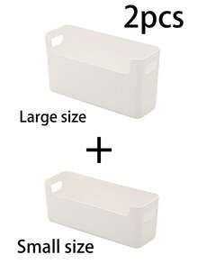 2 piezas/1 pieza Caja de almacenamiento montada en la pared de la cocina sin taladro, con bolsa de almacenamiento interior. Estantería de almacenamiento multiusos para artículos de limpieza. Artículos para el hogar. - Multicolor - Ver 12