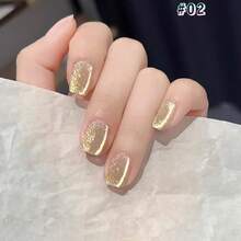 MIANEL 12ml 春季美甲彩色泡泡糖猫眼凝胶指甲油 2026，闪亮灯泡水晶猫眼磁性凝胶指甲油，粉色和白色美甲，适合情人节美甲 - 彩色 - 查看 19