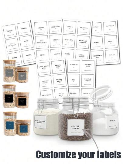 Minimalist Bathroom Organizer Labels, Waterproof Storage Labels, A4 Editable Labels, Minimalist Labels, Minimalist Home Labels, Printable Labels, Modern Labels, Suitable For Storage Jars, Bottles Or Containers, Suitable For School Supplies, Back To School, Office And School Supplies