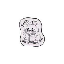 “别回头，你不会走那条路”珐琅胸针/翻领别针/徽章/背包别针/女士胸针/服装礼物/珠宝/时尚配饰 - 彩色 - 查看 11