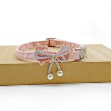 1件高弹力猫项圈，可调节，适合小型犬，宠物装饰品 - 彩色 - 查看 14