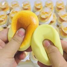 Slow Rebound Simulation Mini Soft Cheese Squishy Stress Relief Toy, Loved By Boys And Girls - Yellow - View 7