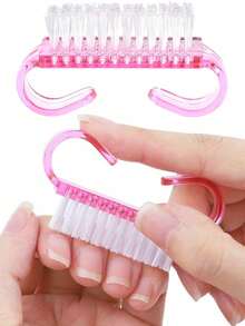 5件套美甲工具套装，包括海绵抛光块、水晶棒和一次性角质层推棒 - 多色 - 查看 3