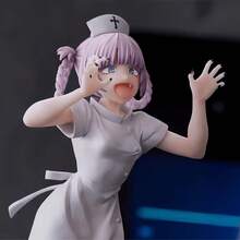 1pc Vampire Nurse Anime Style PVC Desktop Figure - White Collectible Model With Expressive Eyes, Cute Gothic Decor Suitable For Gaming Room And Anime Fans, Animated Statue - Multicolor - View 5
