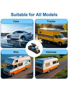 1个电池断路开关，重型电池断电开关，通用大电流主电池电源切断隔离器开关，适用于汽车、房车和船舶电池断电开关 - 黑色 - 查看 6