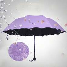 AB/T 1件[可折疊手動便攜傘]便攜可折疊手動傘，晴雨兩用，可愛時尚傘 - 多色 - 查看 13