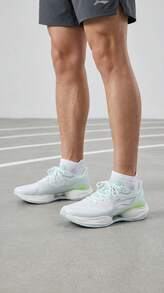 LI-NING SUPERLIGHT 22 Men's Professional Running Shoes | BOOM Cushioning Technology, Ultra-lightweight, Breathable Mesh, Non-slip Athletic Sneakers ARBV001-22 - 薄荷綠 - 查看 5