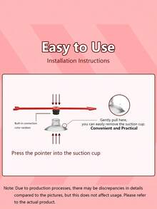 1pc Suction Cup Spinning Wheel Roulette, Interactive Educational Auxiliary Tool For Preschool Phonics, Classroom Activities, Tabletop Games, Children Learning Games - Multicolor - View 6